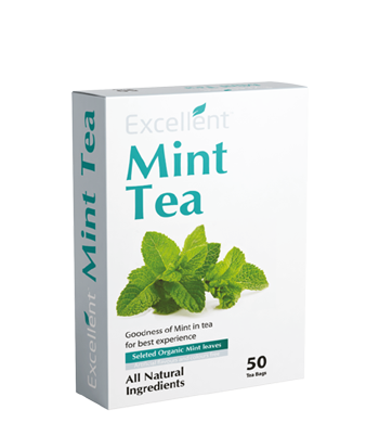 Excellent organic Mint Tea. Pudina tea -50 bags